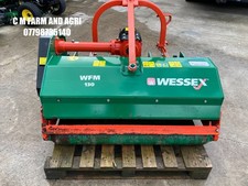 DEMO *NO VAT* WESSEX WFM130 51" GRASS FLAIL & ROLLER FOR 18HP+ COMPACT TRACTORS