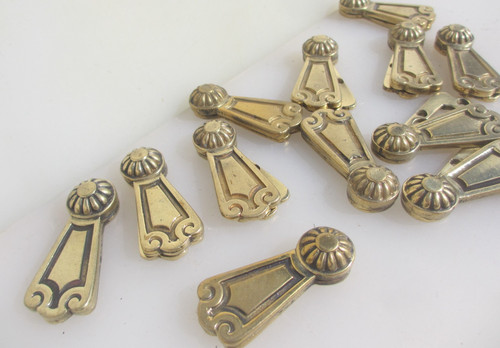 Victorian brass keyhole cover - victorian,
