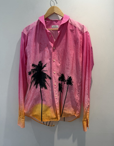 Eton men pink orange palm - men’s,