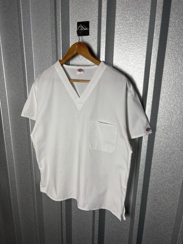 Dickies white scrubs - dickies, size