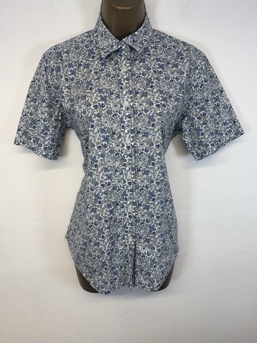 James meade shirt blue floral - meade,