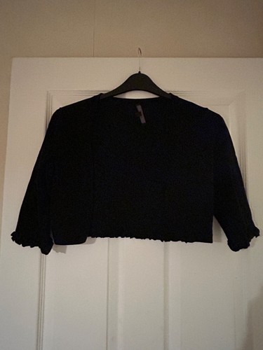 Ladies black bolero style