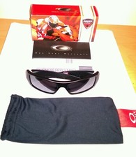 OAKLEY Gascan Matte Black Ducati Corse Ltd. Edition Sunglasses & Box 12-744 RARE