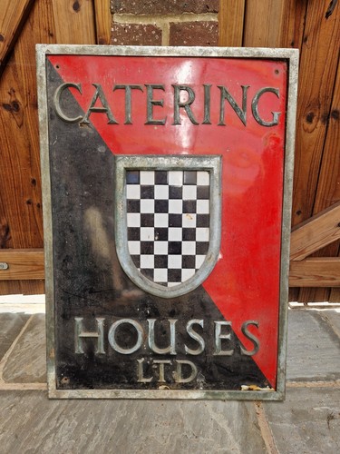 Vintage enamel sign - vintage,