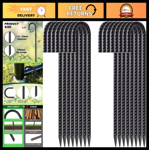 Heavy duty rebar stakes - rebar,