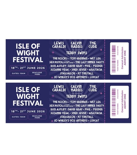 Isle wight festival 2026 - of,