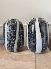 HK LIVING Glass Vase (Pair) UNUSED/NEW