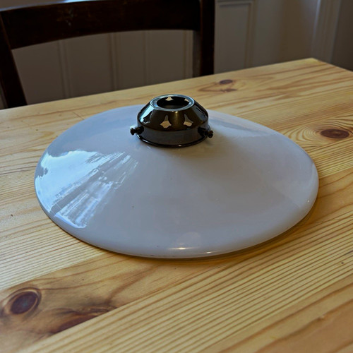 Antique handblown milk - handblown, glass