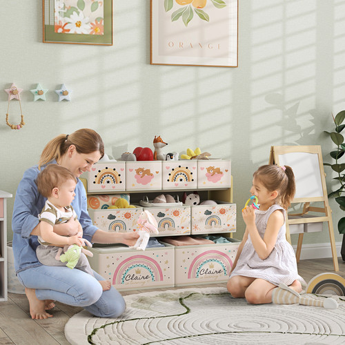 Tier kids toy storage unit - 3-tier,