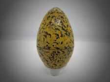 Hand Decorated Guillemot Darning Egg With Silver Thimble