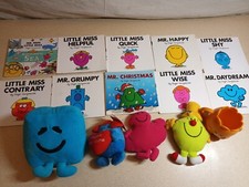 Mr Men Books Soft Toys Plastic Cup Job Lot Collection (B)