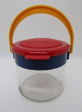 Fab 1980's Vintage/ Retro Primary Coloured Food Flask/ Lunch Box/ Bento/ Tiffin