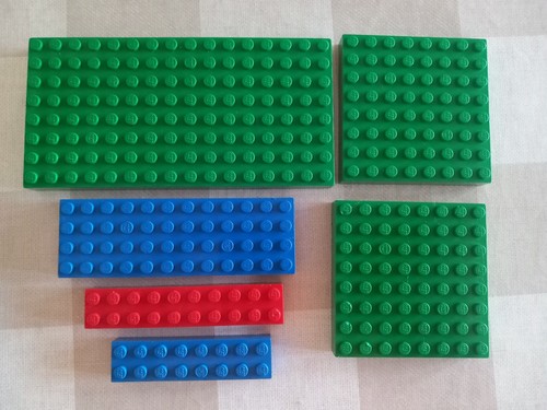 Vintage thick lego base - lego, plates