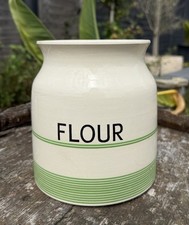 Vintage English Sadler Kleen Kitchenware 4 Pint Flour Storage Utensils 