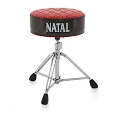 Natal Fat Top Drum Throne, Red Top With Black Sides