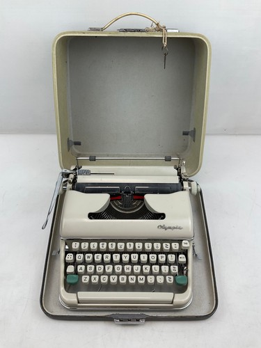 Vintage olympia sm5 typewriter - vintage,