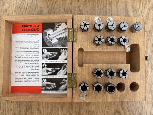 Myford collet set - set,