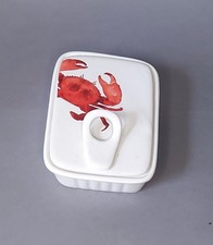 White ceramic terrine, patè