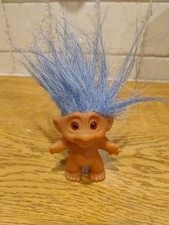Vintage DAM Troll blue hair
