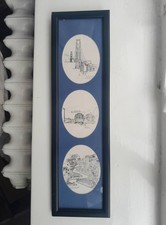 Vintage painting with a frame Garden Bridge Hyde Street Lomon Street 1989