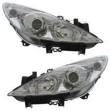 Headlights Peugeot 307 2005-2009 Projector Type Headlamps 1 Pair Left & Right