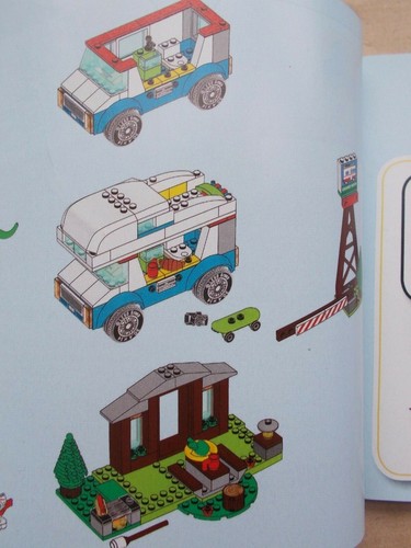 Lego motorhome caravan park - lego,