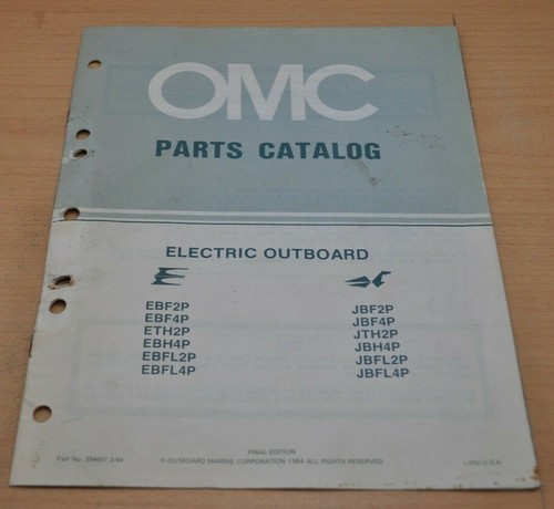 Omc electric parts catalog - omc,