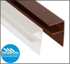 Edge Trim F-Section PVC for