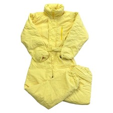 Vintage One Piece Ski Snowboard Suit 90s Retro Colour Block Kids 11-12 Years