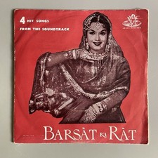 Barsat Ki Rat - Mohammed Rafi & Lata Mangeshkar 7” Vinyl (1960, VG+/VG, TAE1038)
