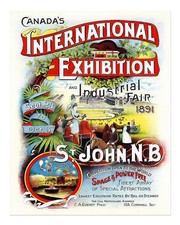 Vintage exhibition wall art