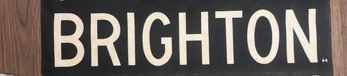 1969 southdown bus blind - southdown,
