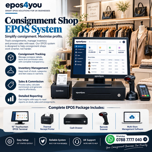 Consignment shop epos system - consignment,