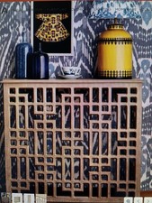 NEW!  OKA KATSURA HAND MADE NATURAL CONSOLE TABLE £695