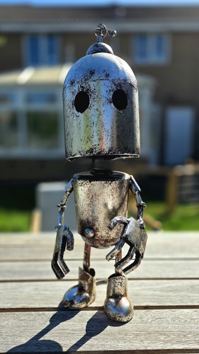 Large metal robot - metal,
