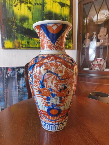 Antique japanese imari vase - japanese,