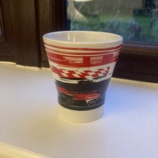 Ducati Corse Red White & Black Espresso Coffee Cup Italy Motorcycle Superbike