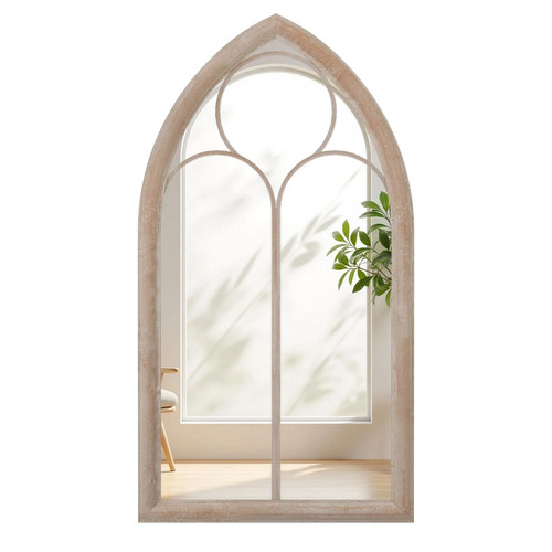 Church window garden wall - church,