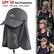 Men Sun Cap with Face Neck