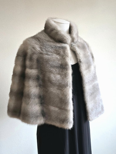 Mink cape fur cloak - mink,