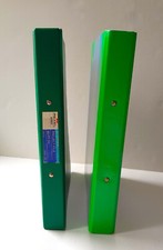 2 Strong A4 Project Files; 2 Ring Binders; 2 different Brands & Colours; Used