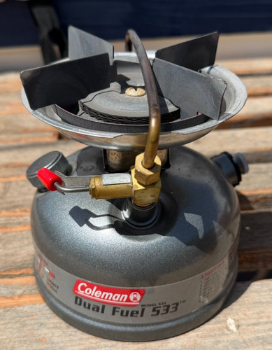 Nice used coleman dual - dual, fuel