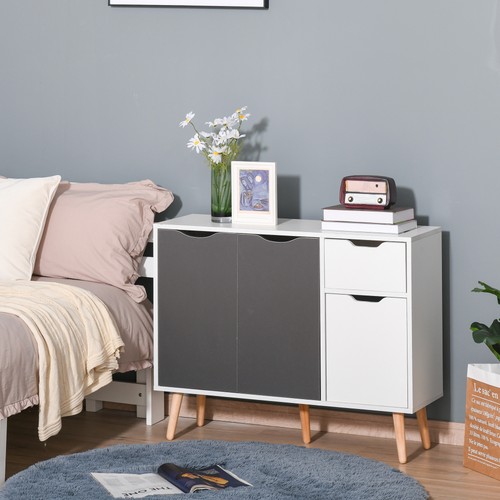 Homcom storage cabinet floor - storage, cabinet,
