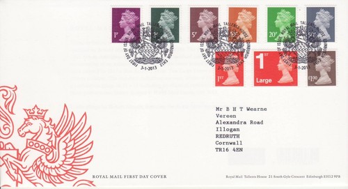 Stamps first day - gb, cover