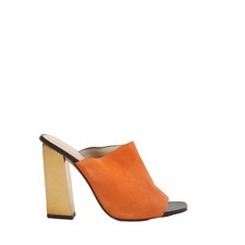 Zara Women's Heels UK 3 Orange 100% Other Court