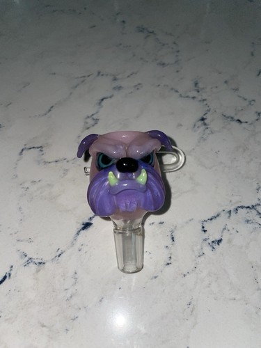 Smart glass pink bulldog - glass,
