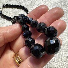 Vintage Jet/glass Necklace