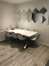 Dwell Large White Dining Table