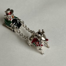 Pandora Snowman In A Sleigh