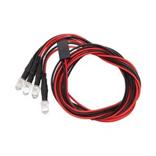 5 Sets 4 LED RC Car Light High